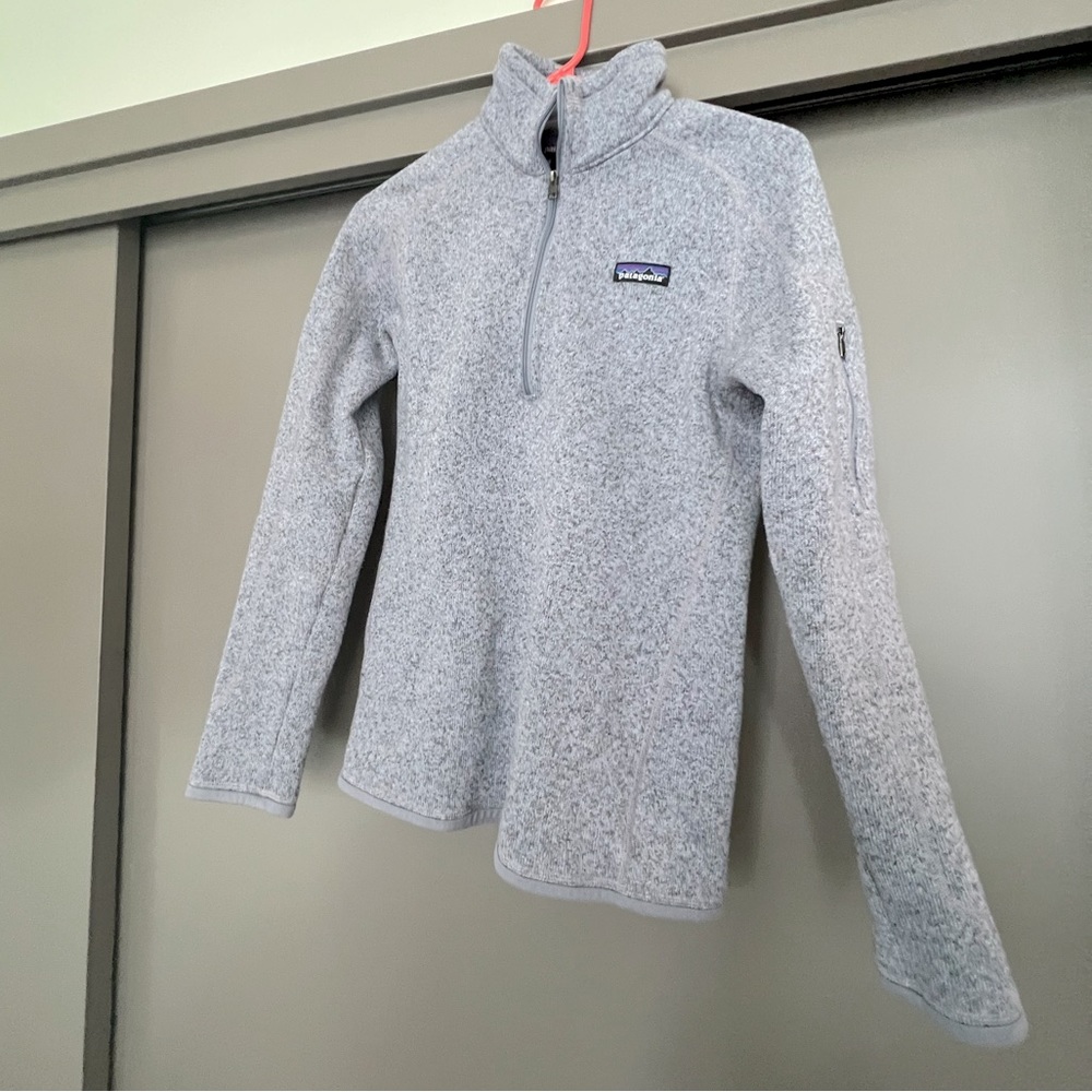 Patagonia Better Sweater Lavender quarter zip